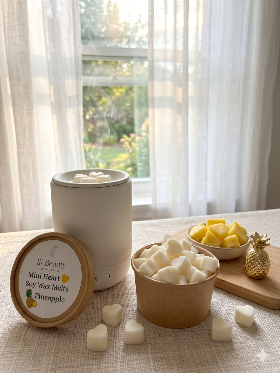 Mini Pineapple Heart Wax Melts
