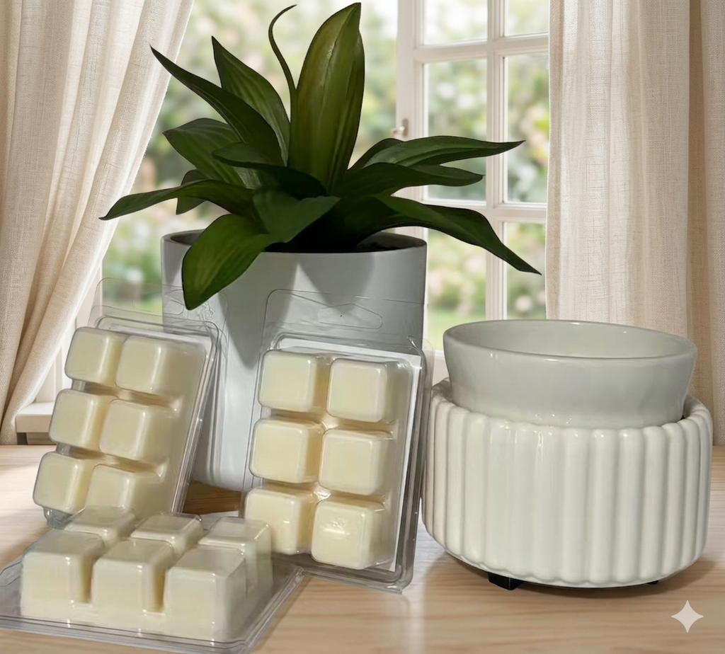 JK Home Fragrance Set – 3 Melts + Electric Warmer