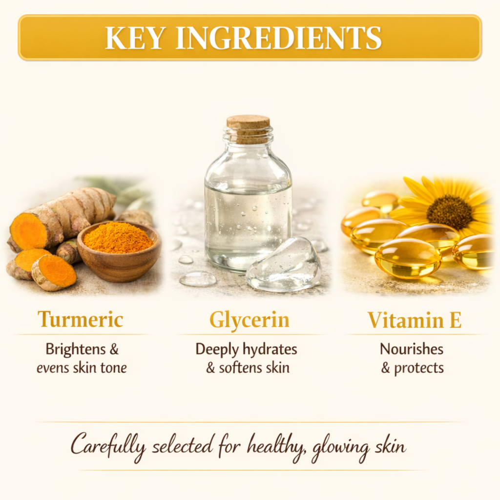 Golden Glow Soap Trio (Turmeric)