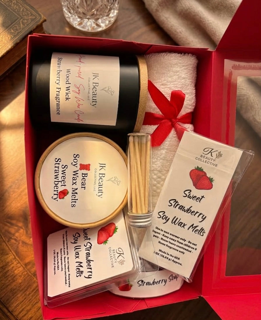 🍓🧸Strawberry Teddy Wax Melt Fragrance Set