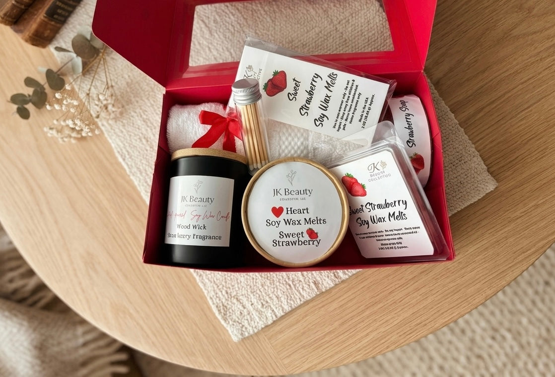 🍓❤️Strawberry Heart Love Fragrance Set