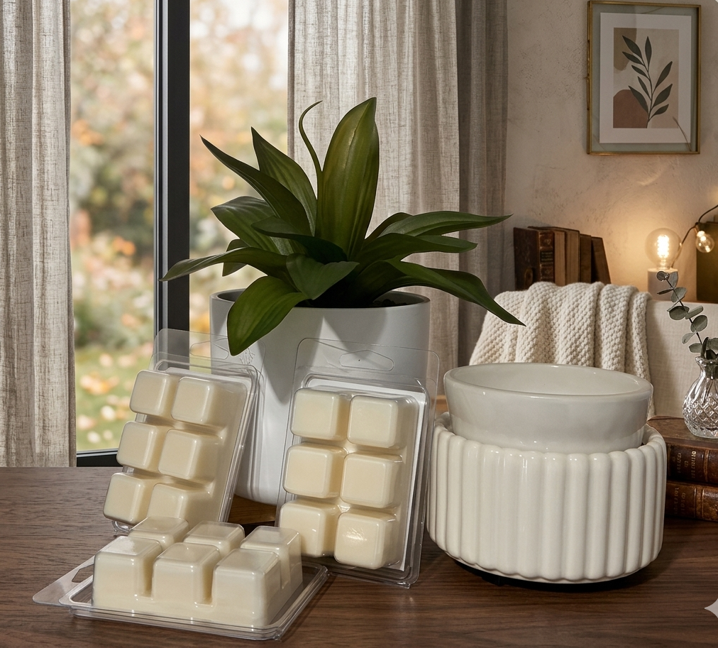 🍓☕️🍍JK Home Fragrance Set – 3 Melts + Electric Warmer