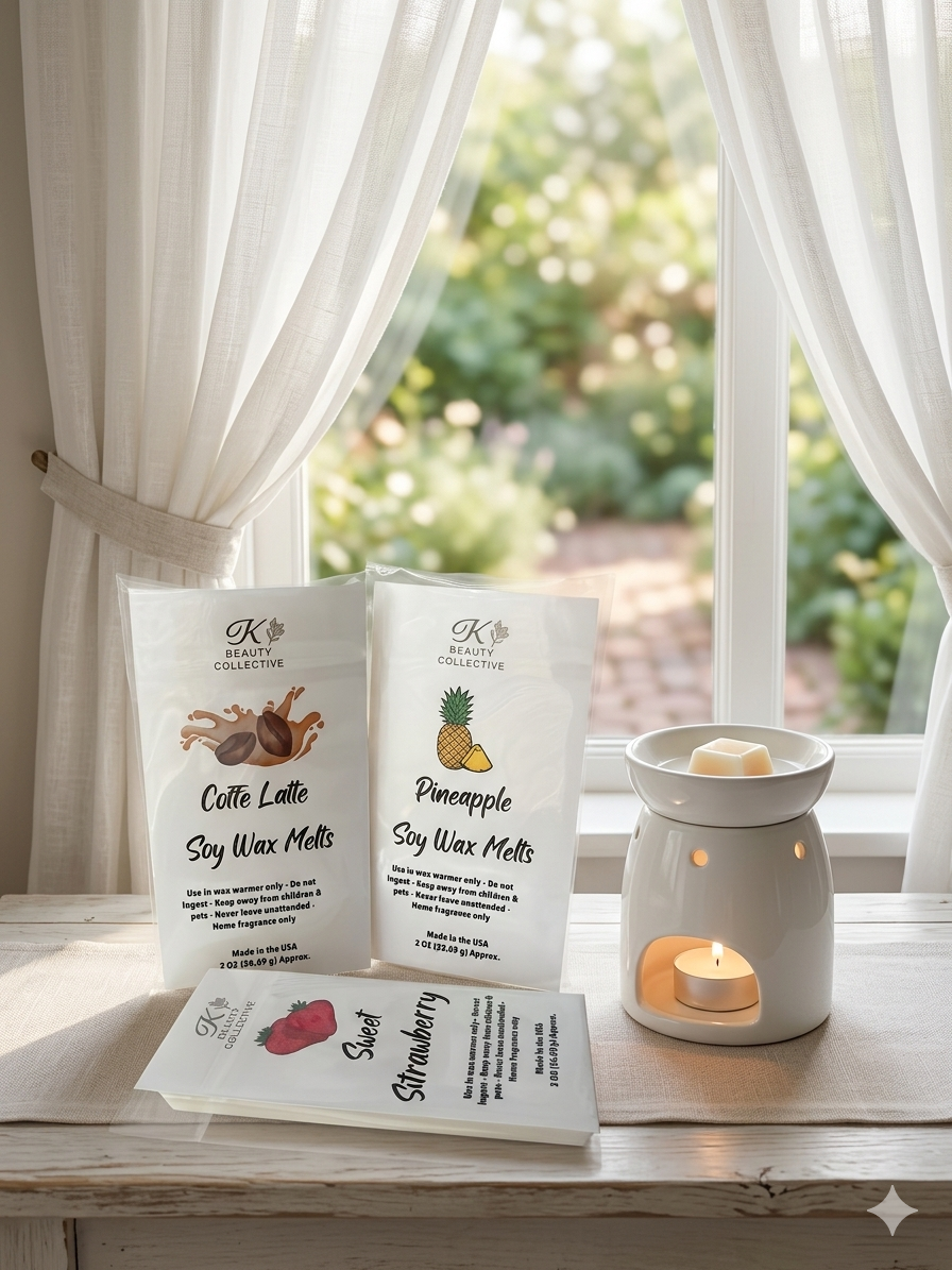 JK Home Fragrance Set – 3 Bar Melts + Electric Warmer