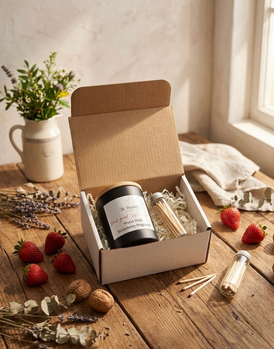 🍓 Strawberry – Soy Candle 8 oz