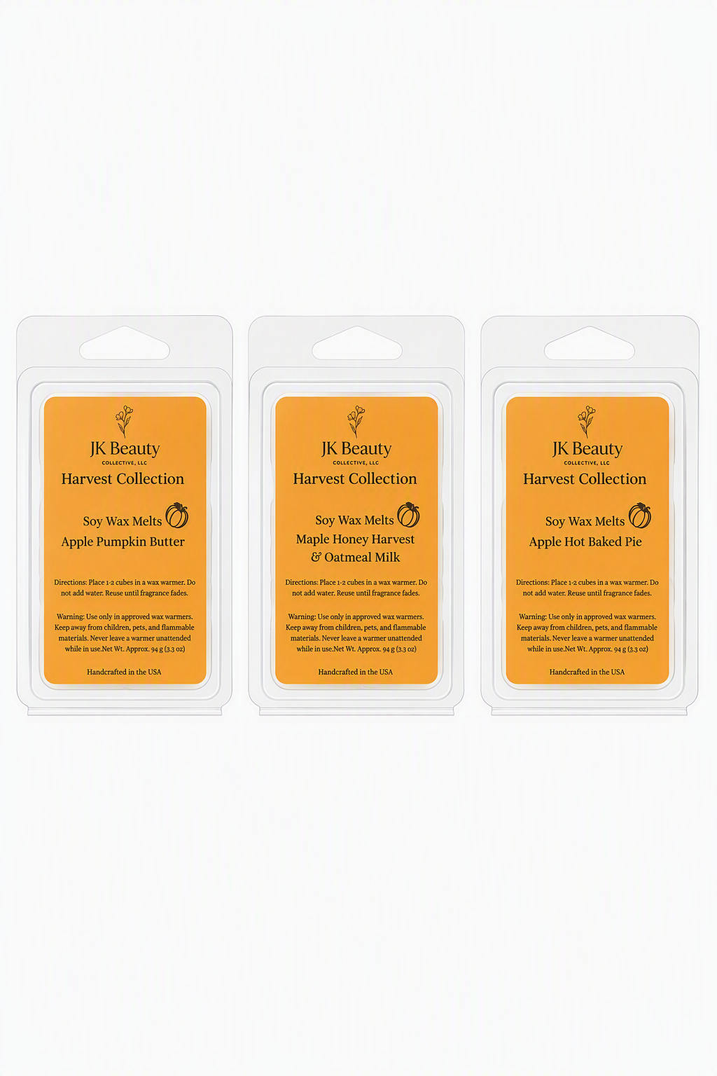 🍂 Harvest Collection Soy Wax Melts Set
