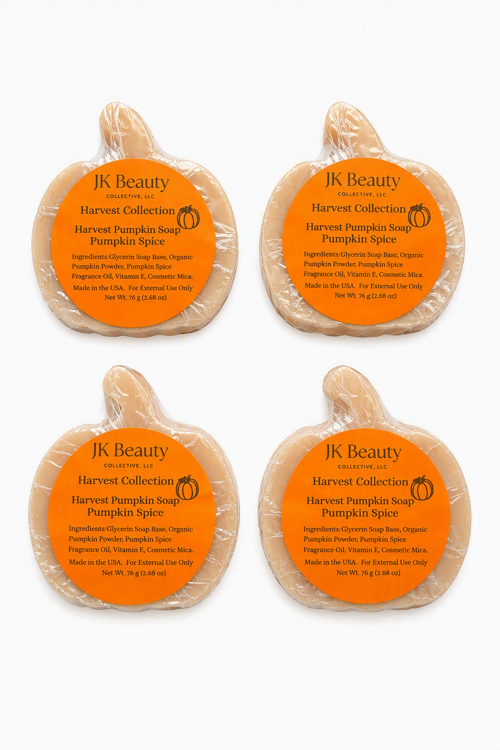 🍂 Harvest Collection Pumpkin Soap Set of 4