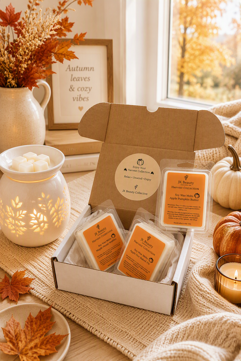 🍂 Harvest Collection Soy Wax Melts Set