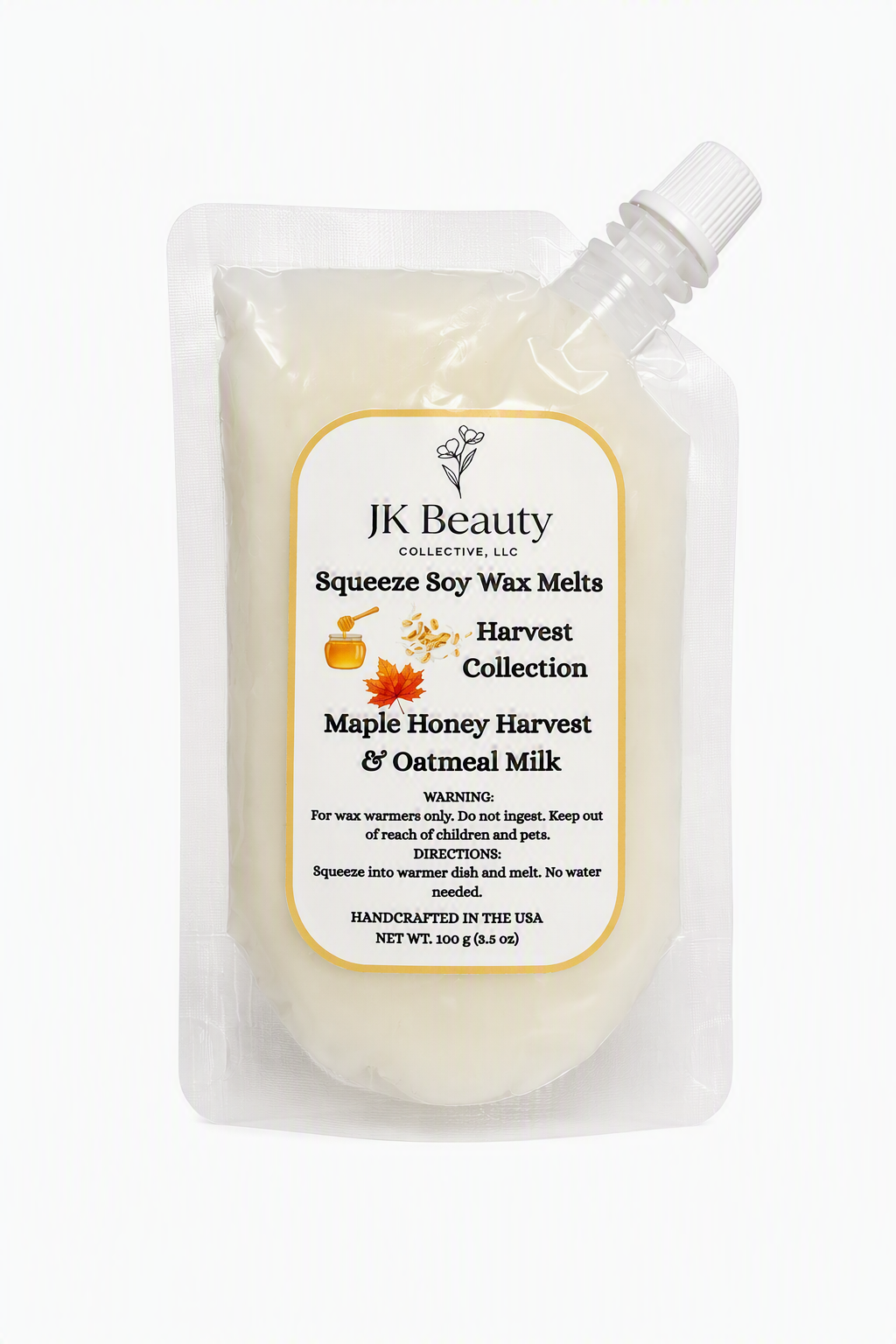 🍯 Maple Honey Harvest & Oatmeal Milk Squeeze Soy Wax Melts