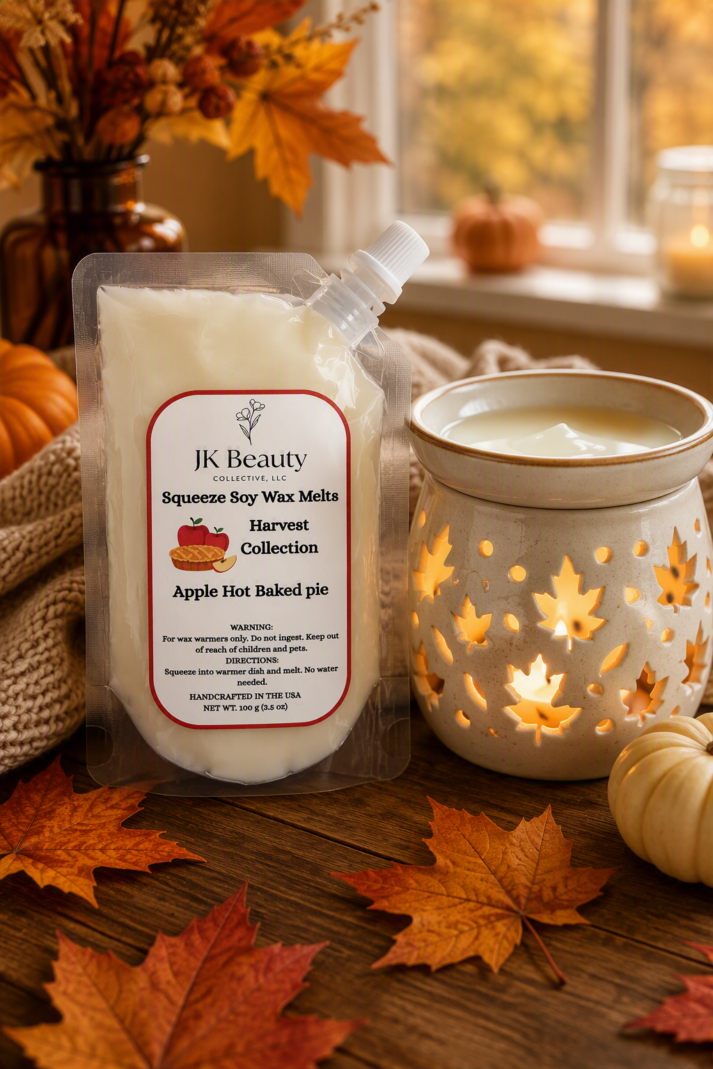 🍎 Apple Hot Baked Pie Squeeze Soy Wax Melts