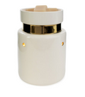 White and Gold Illumination Fragrance Warmer