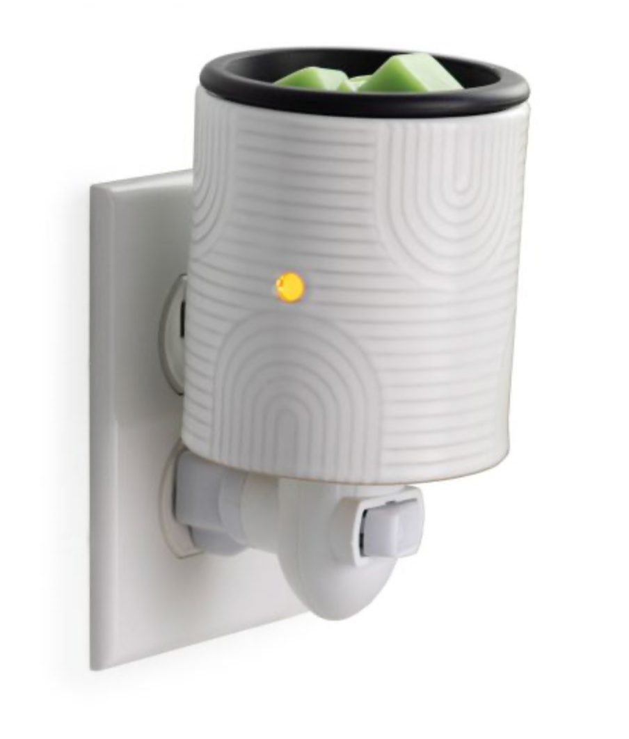 Bohemian Pluggable Wax Warmer – White Arch Design