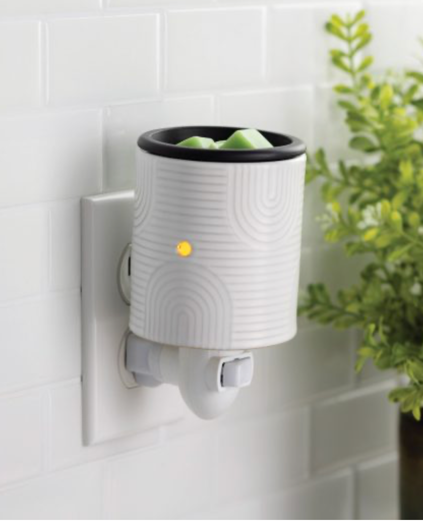 Bohemian Pluggable Wax Warmer – White Arch Design