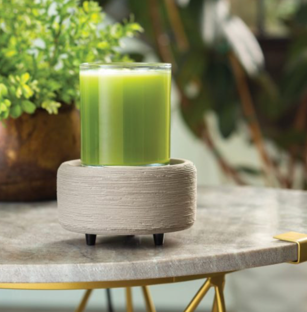 Modern Concrete 2‑in‑1 Wax Melt & Candle Warmer