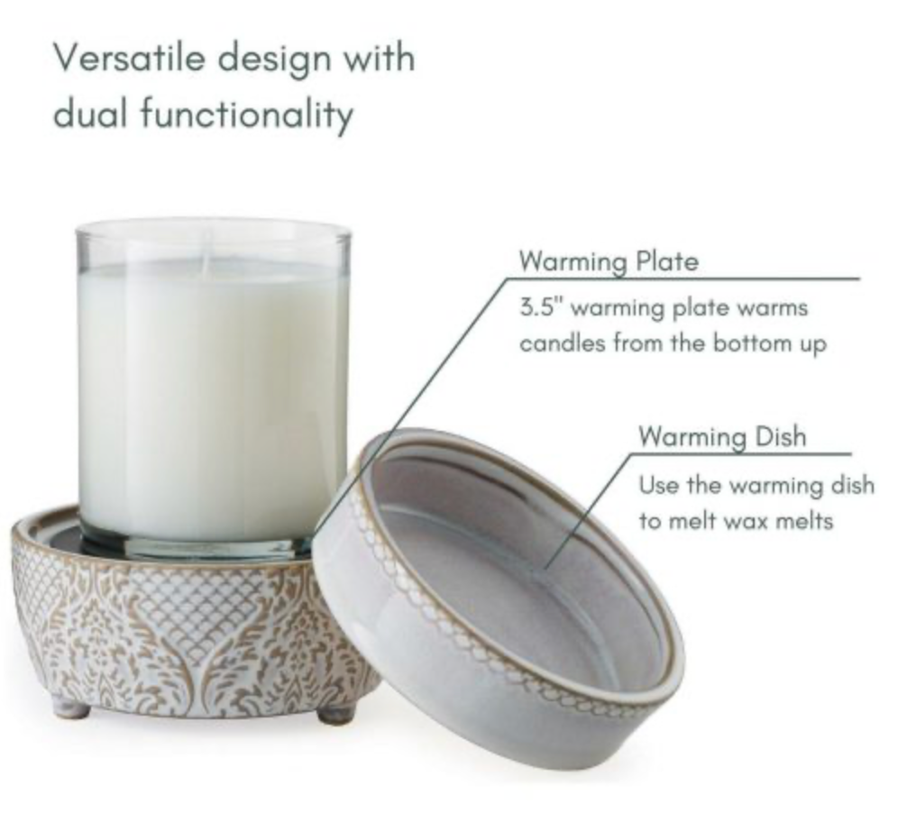Vintage White 2-In-1 Classic Fragrance Warmer