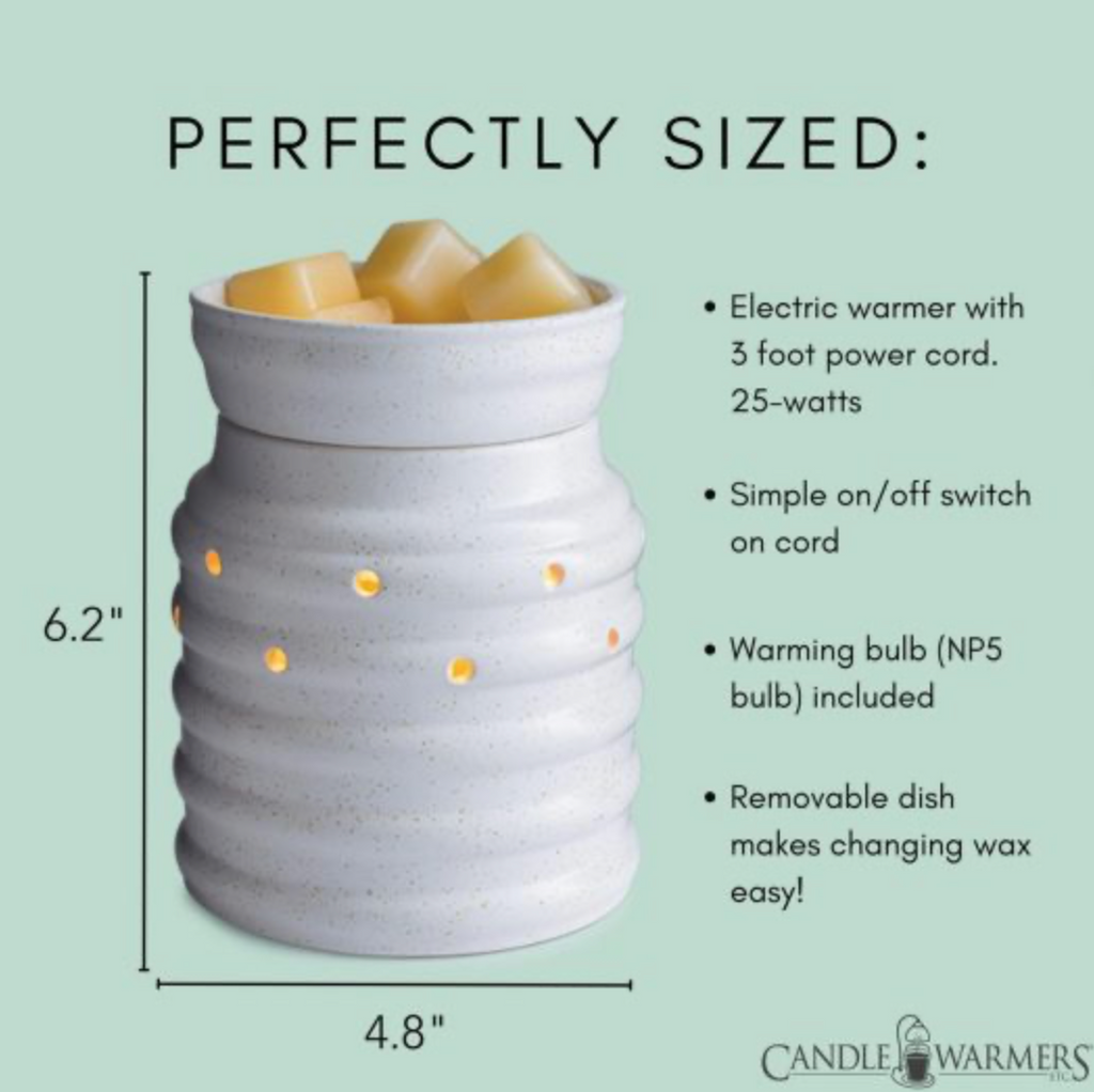 Ceramic Milk Jug Wax Melt Warmer – Elegant White
