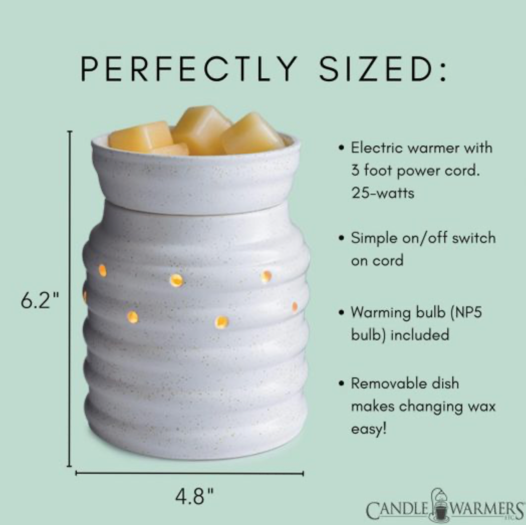 Ceramic Milk Jug Wax Melt Warmer – Elegant White
